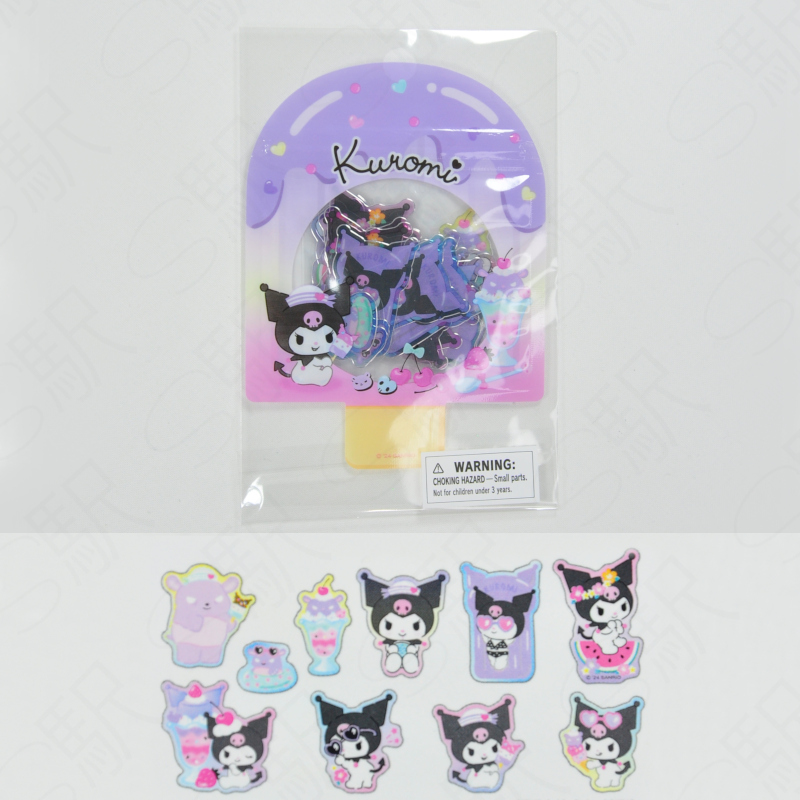 Sanrio Summer Flake Sticker [2024] - Kuromi